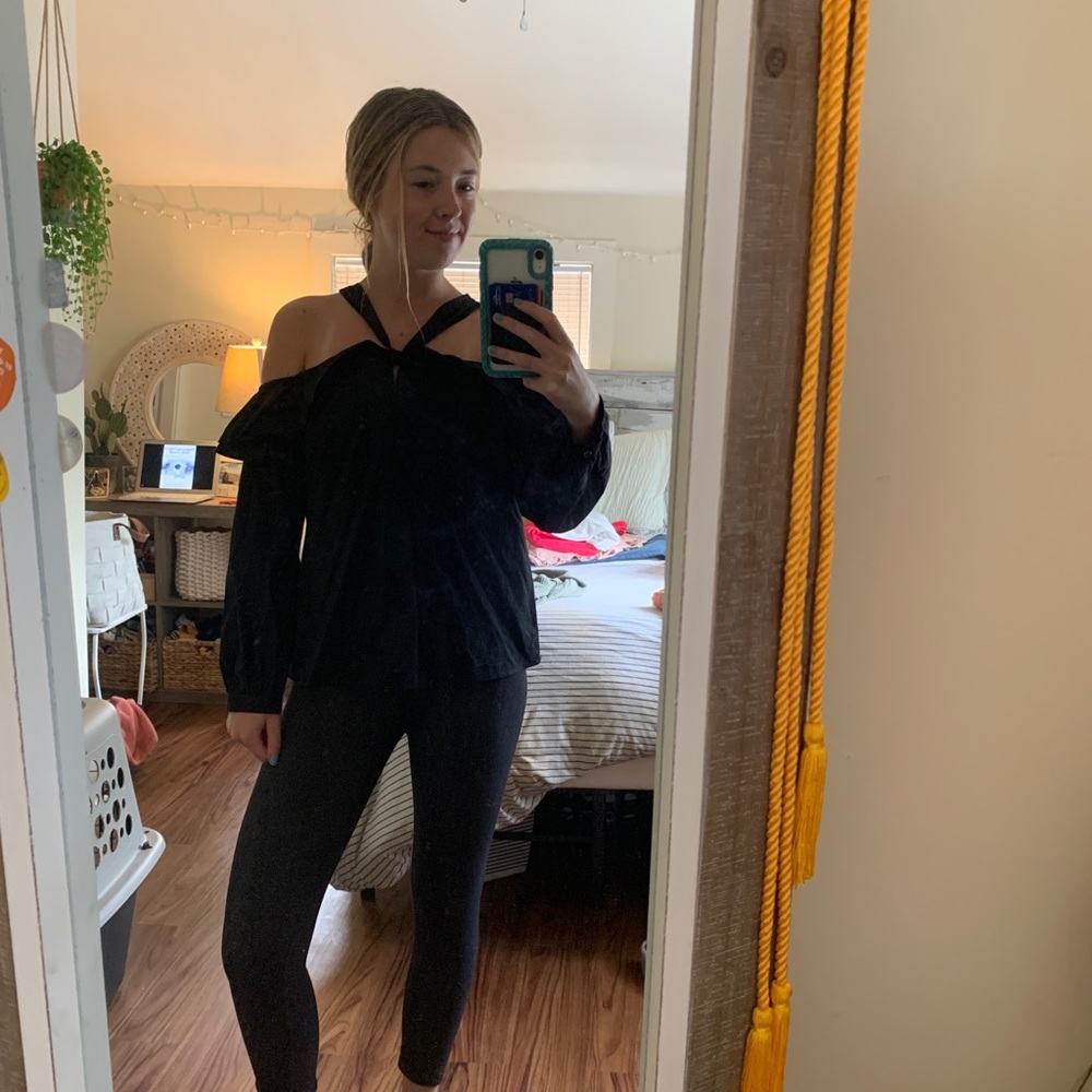 Flirty yet classy J-Crew top!